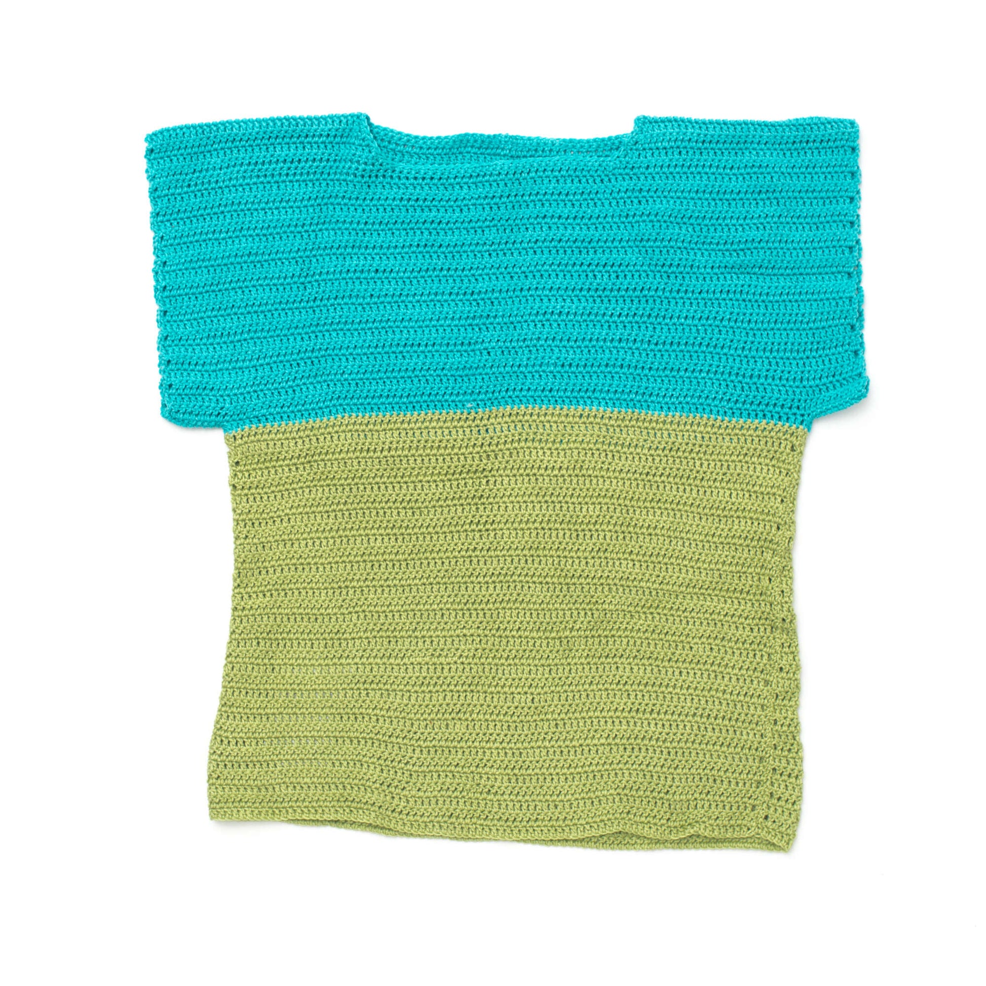 Free Patons Crochet Colorblock Top Pattern