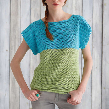 Patons Colorblock Top Crochet 4XL/5XL