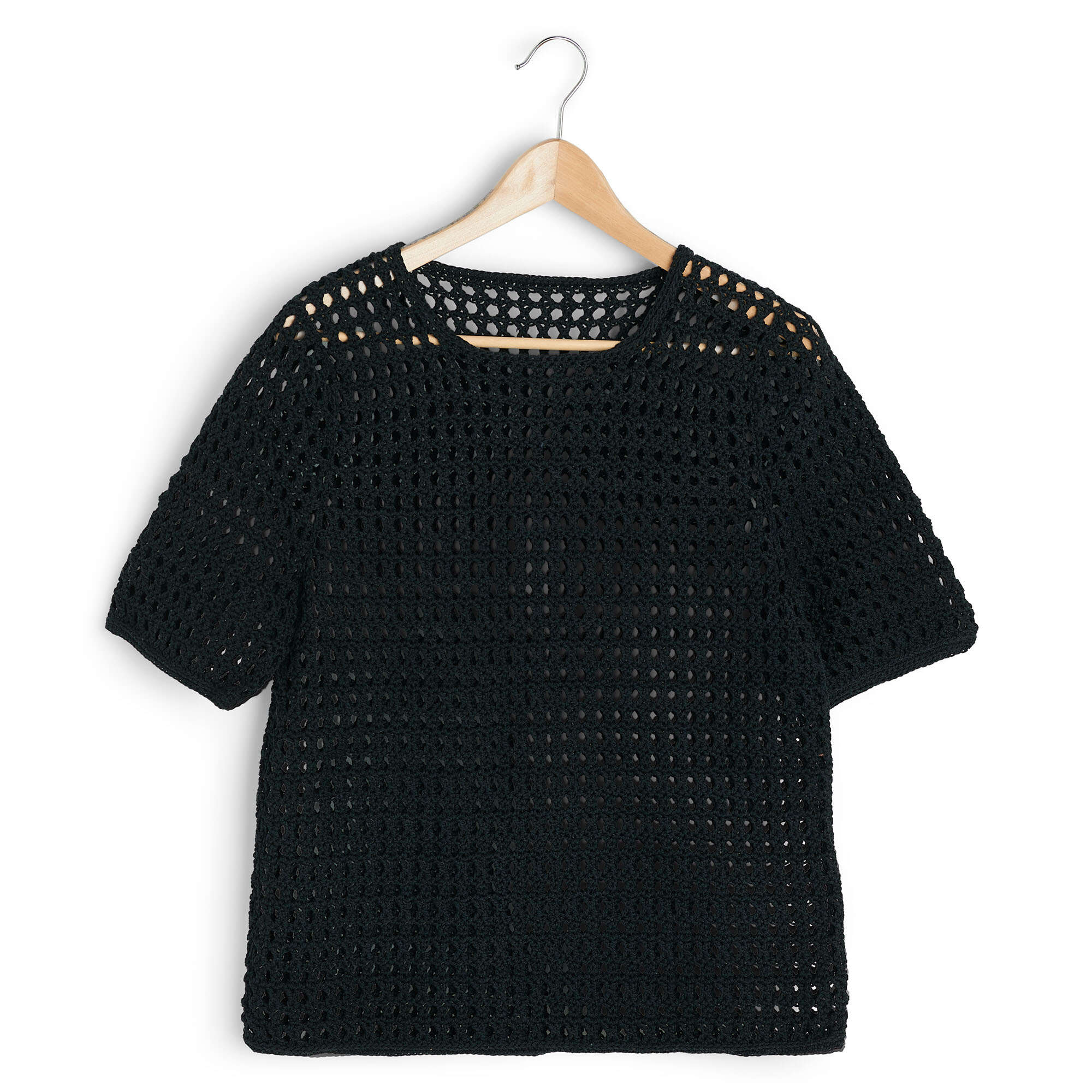 Free Easy Patons Mesh Stitch Top Crochet Pattern | Yarnspirations
