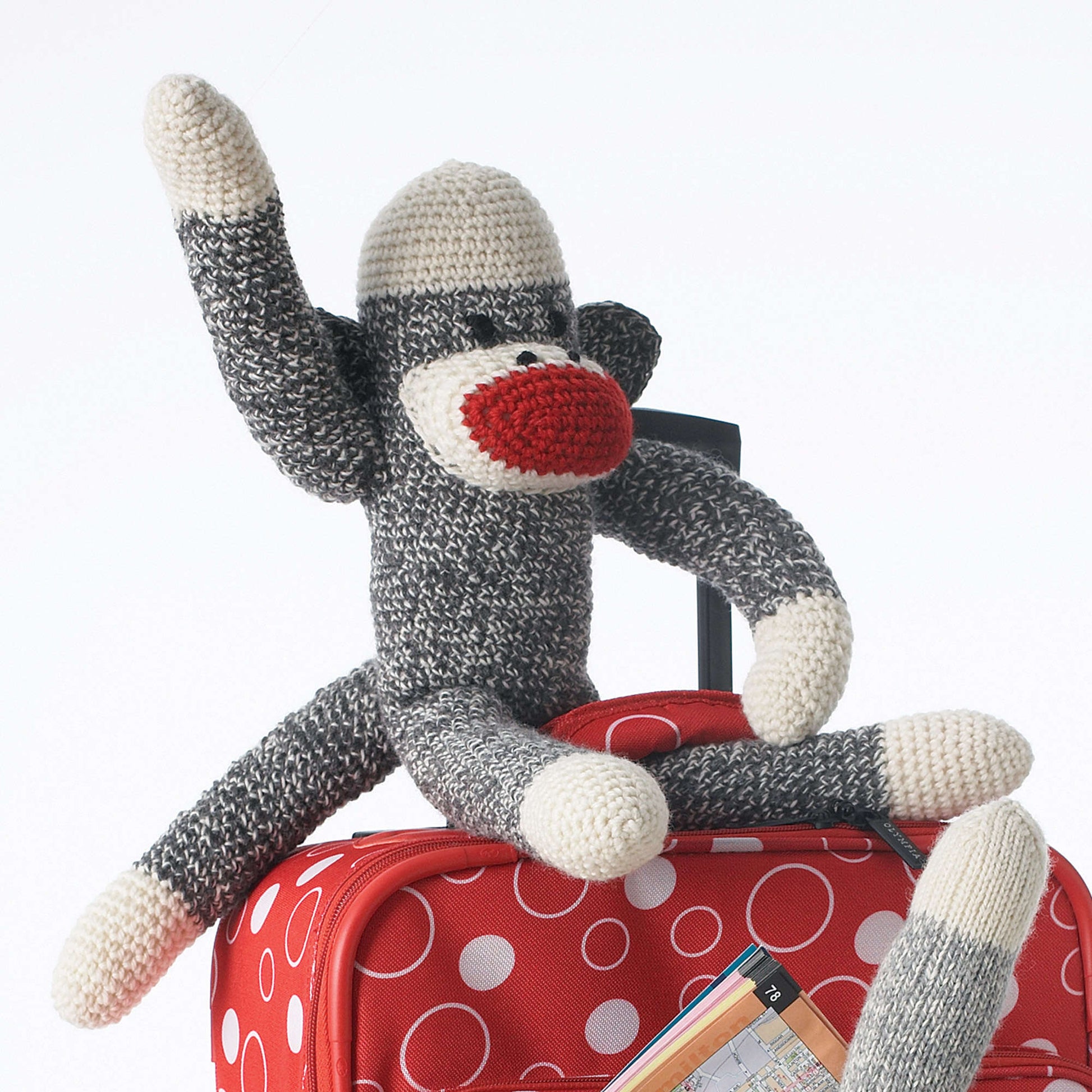 Free Patons Basic Crochet Sock Monkey Pattern