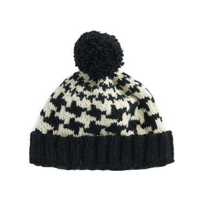 Patons Send In The Hounds(Tooth!) Hat Knit Single Size