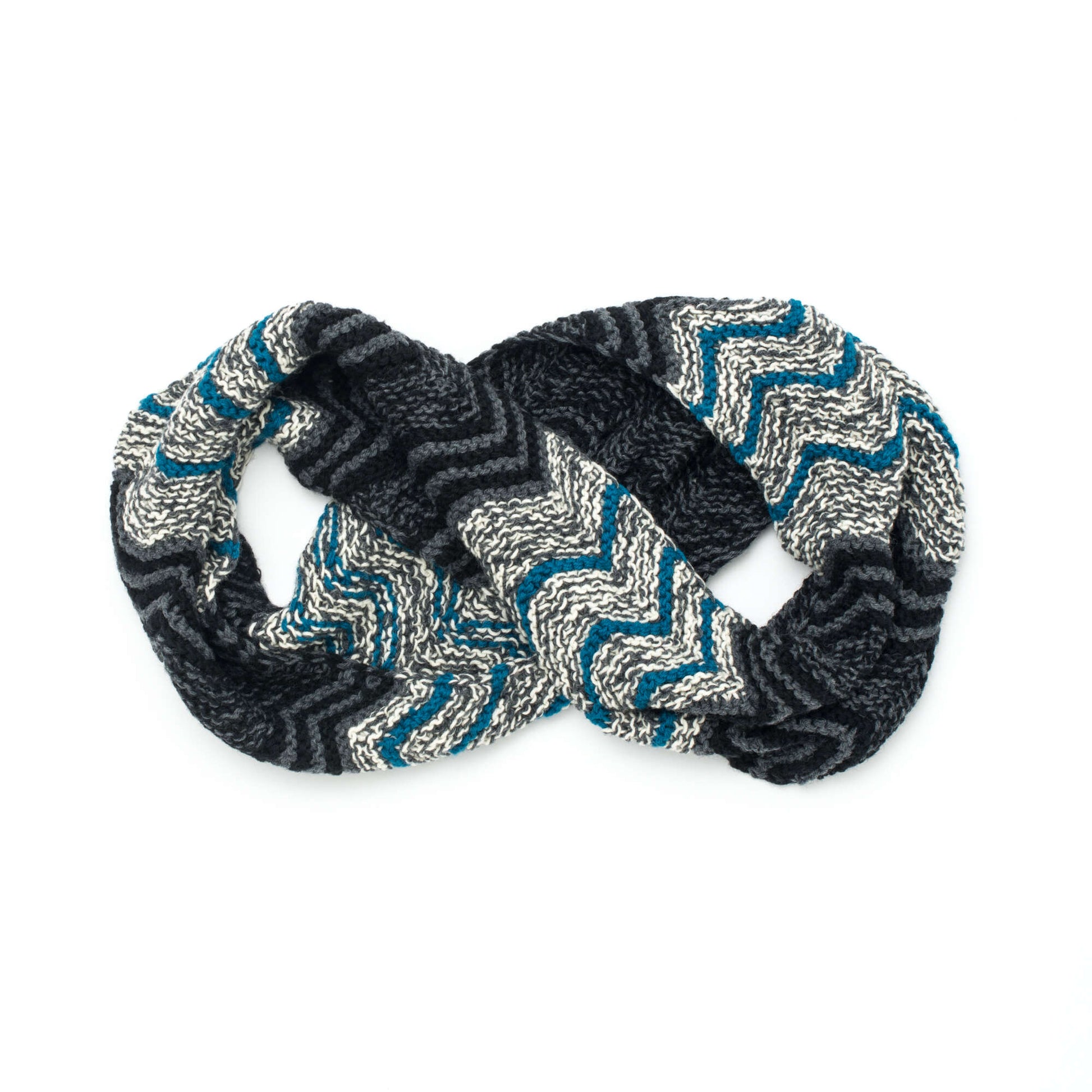 Free Patons Infinity Waves Scarf Knit Pattern