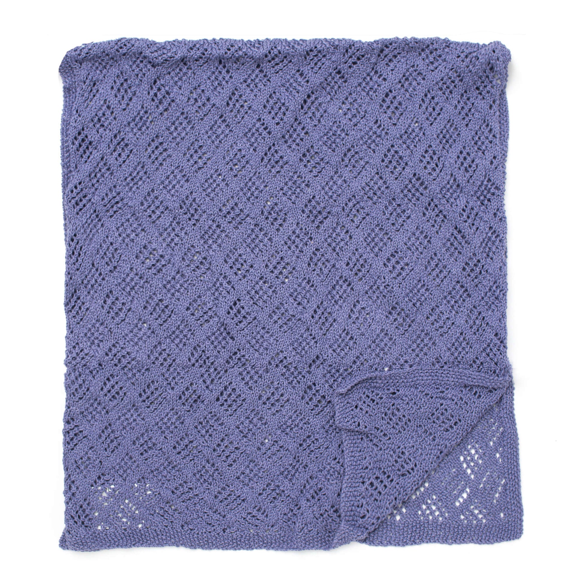 Free Patons Diamond Lace Wrap Knit Pattern