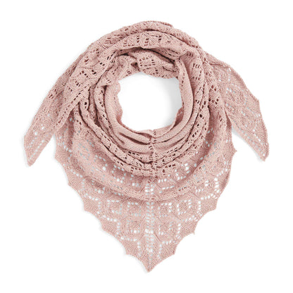 Patons Airy Lace Knit Shawl Single Size