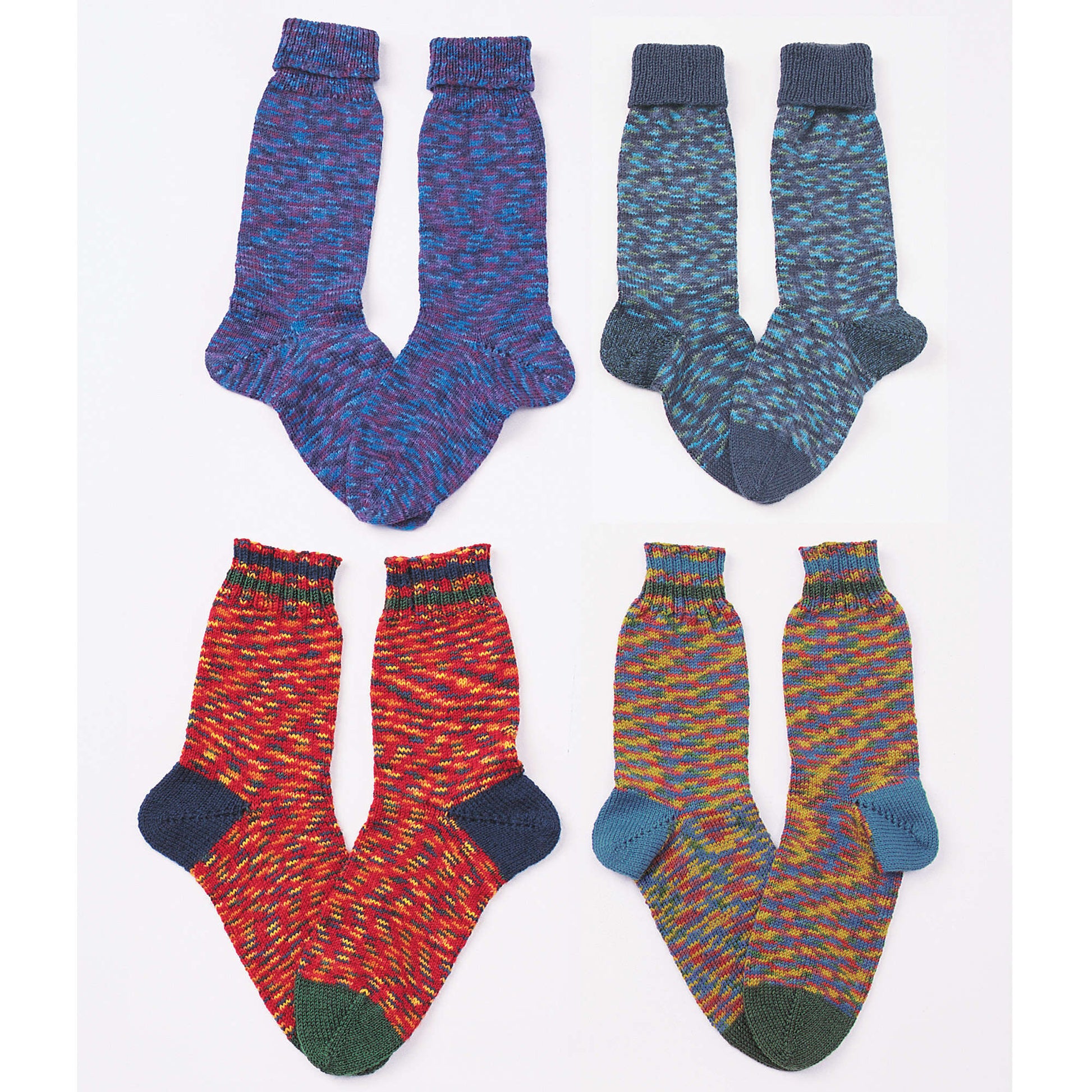 Free Patons Knit Upsidedowners (Toe-Ups) Pattern