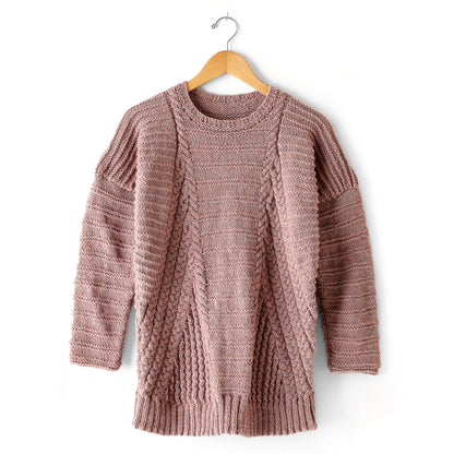 Patons Knit Directional Cables Sweater XS/M