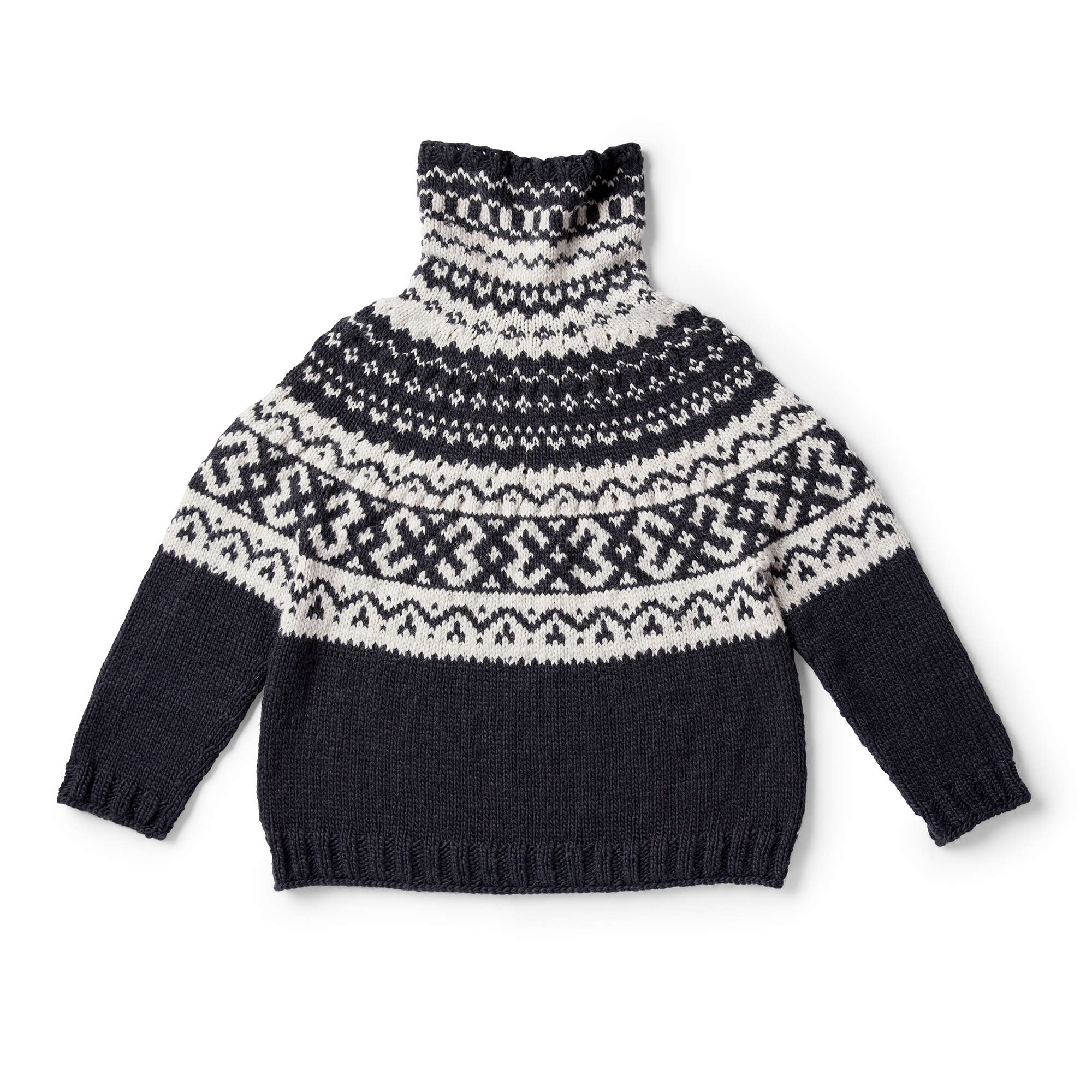 Free Patons Nomad Fair Isle Pullover Knitting Pattern | Yarnspirations