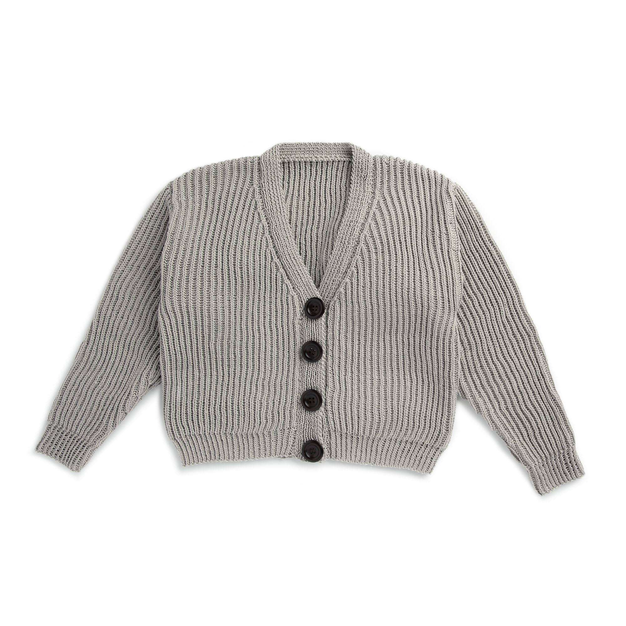 Patons Trinity Bellwoods Knit Cardigan Pattern | Yarnspirations