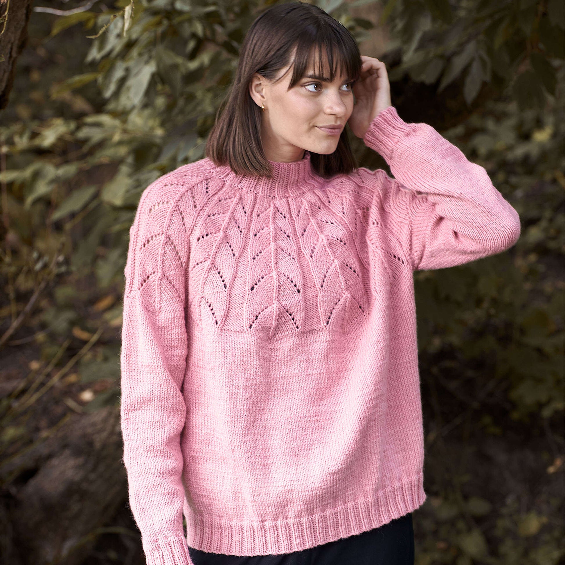 Free Patons Sumach Knit Pullover Pattern