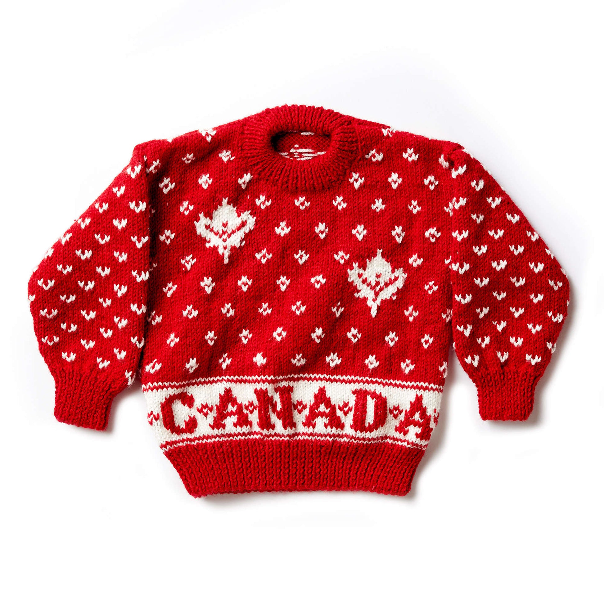 Free Patons Canada Knit Kid's Sweater Pattern