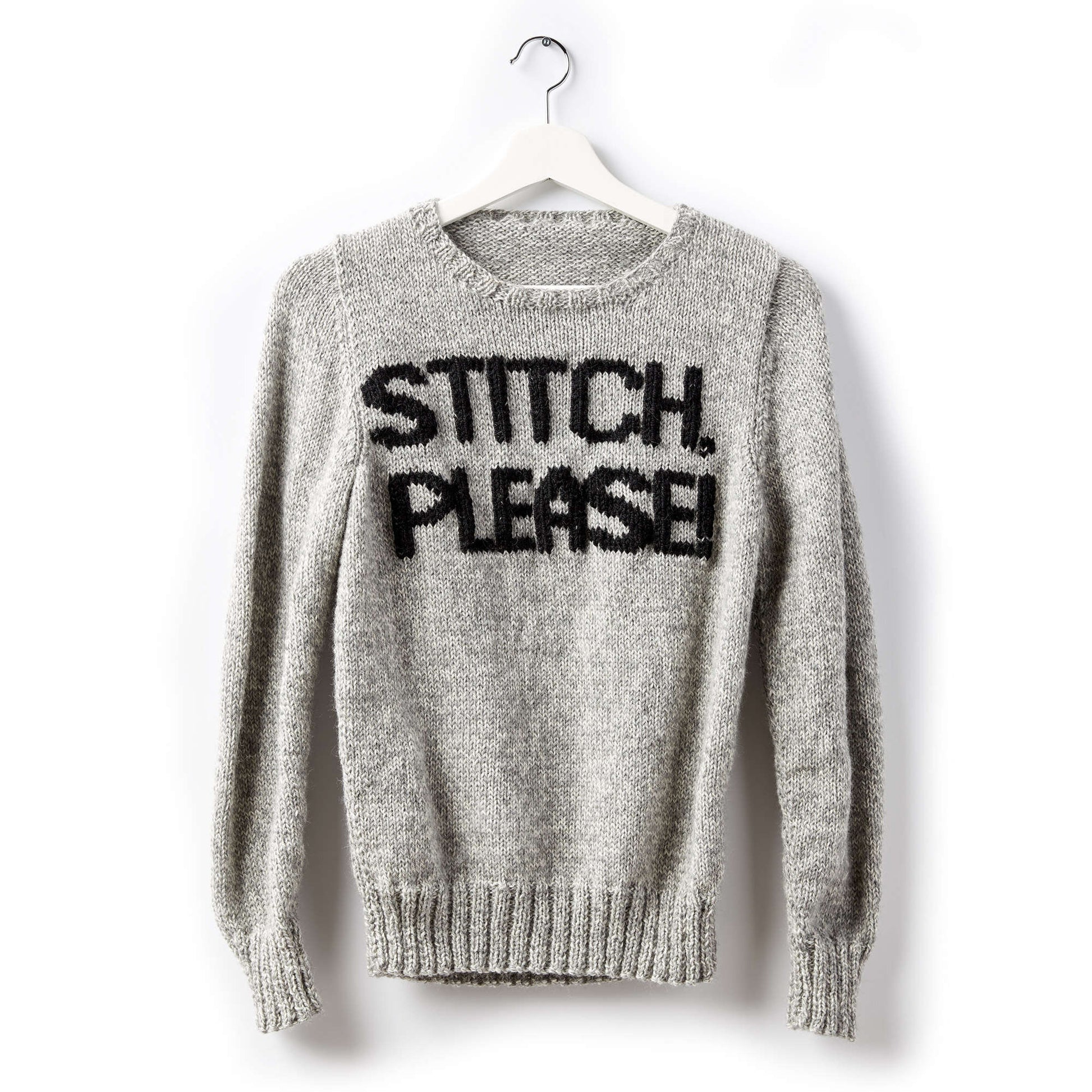Free Patons Stitch Please! Knit Sweater Pattern