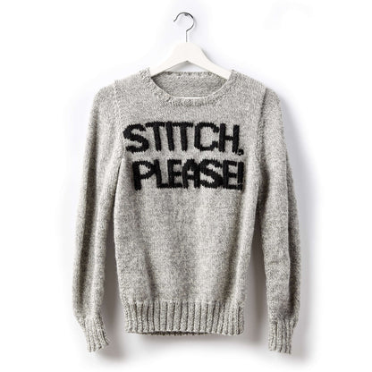 Patons Stitch Please! Knit Sweater XL