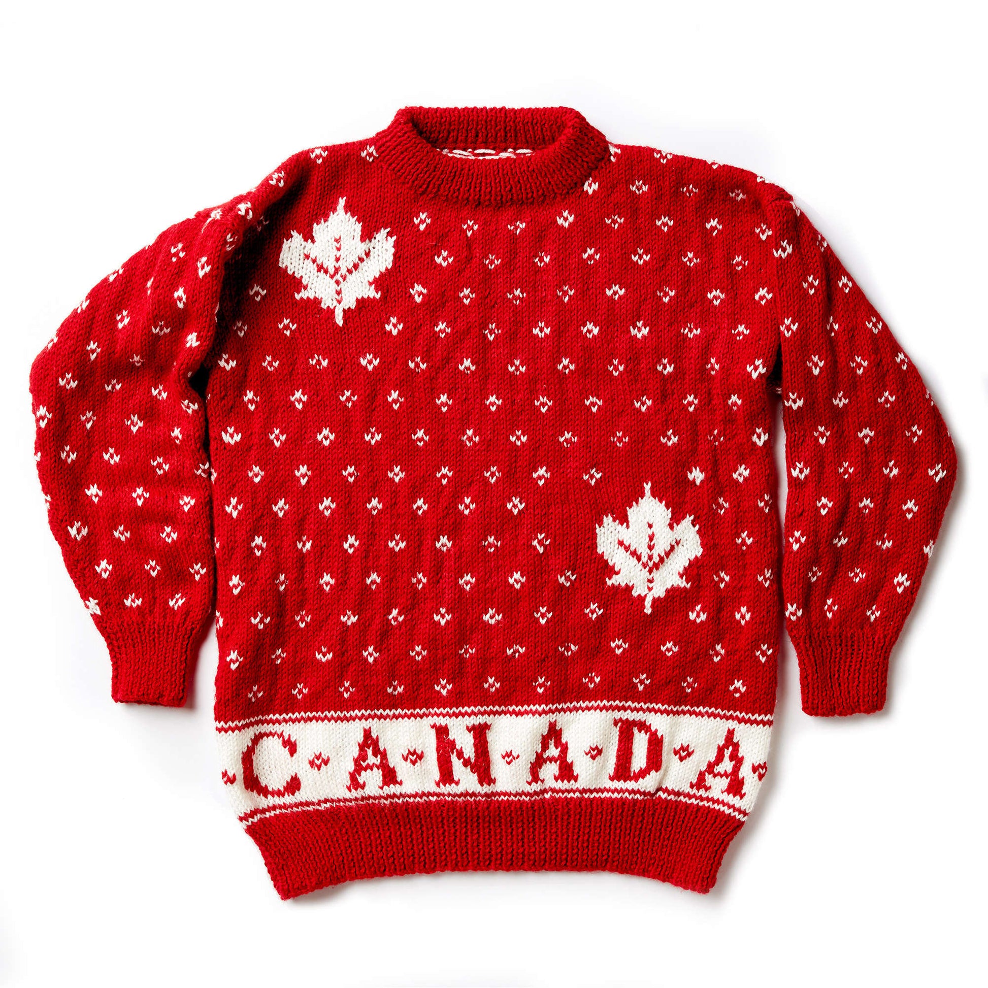 Free Patons Canada Knit Adult Sweater Pattern