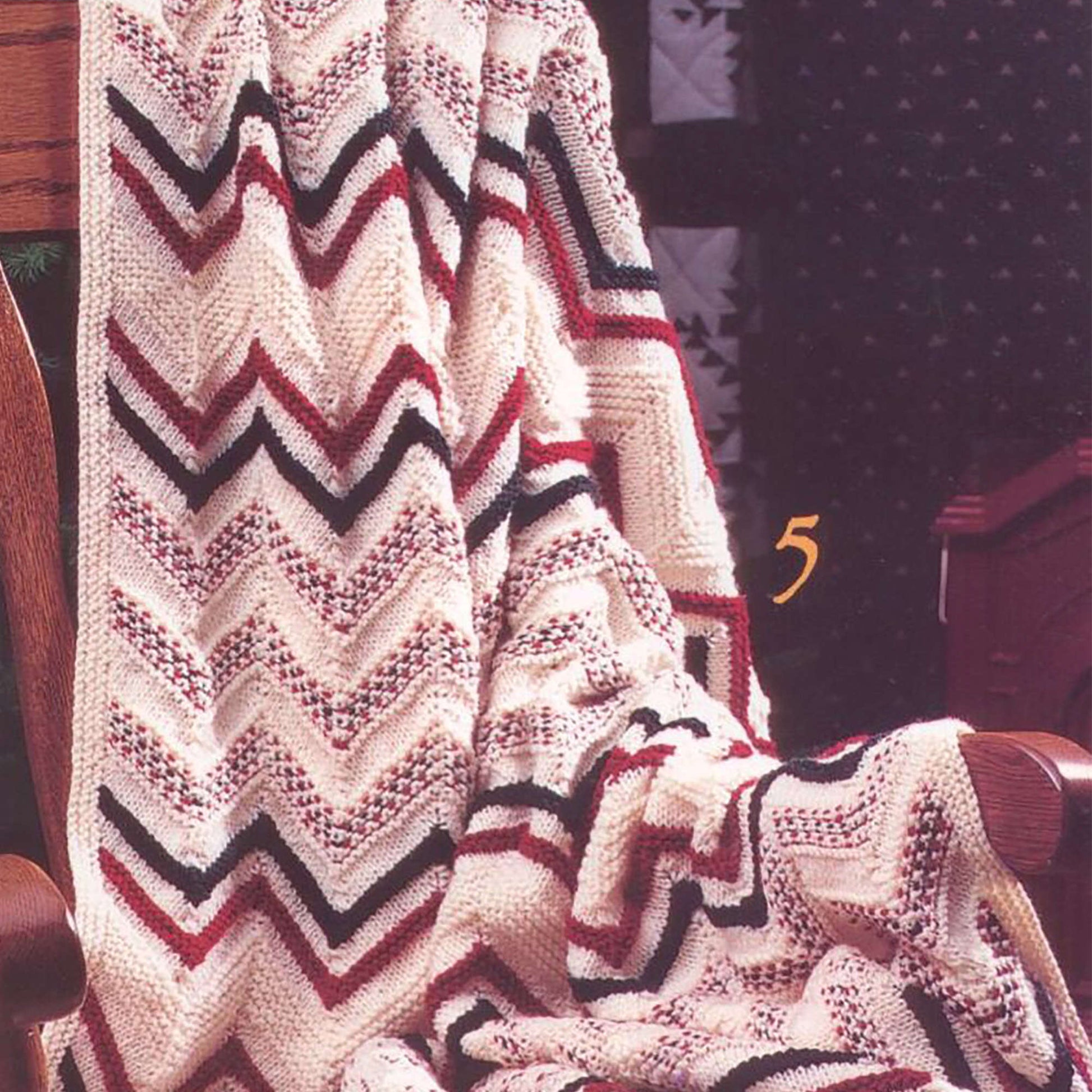 Free Patons Woven Look Afghan Knit Pattern