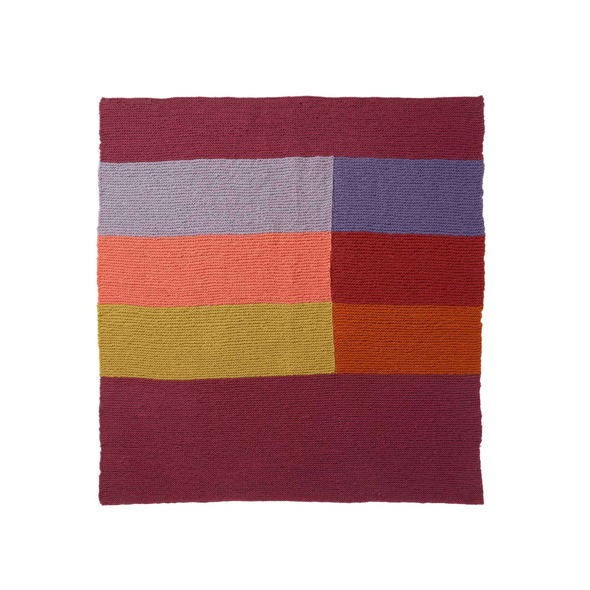 Free Patons Blocking Minimalist Knit Blanket Pattern