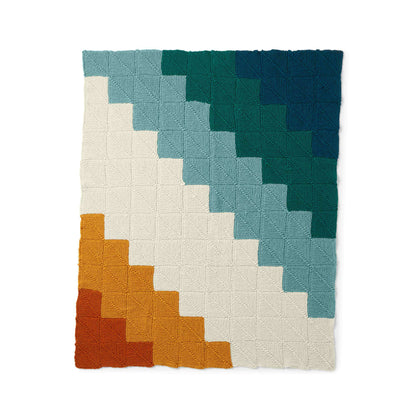 Patons Mitered Square Knit Gradient Blanket Single Size