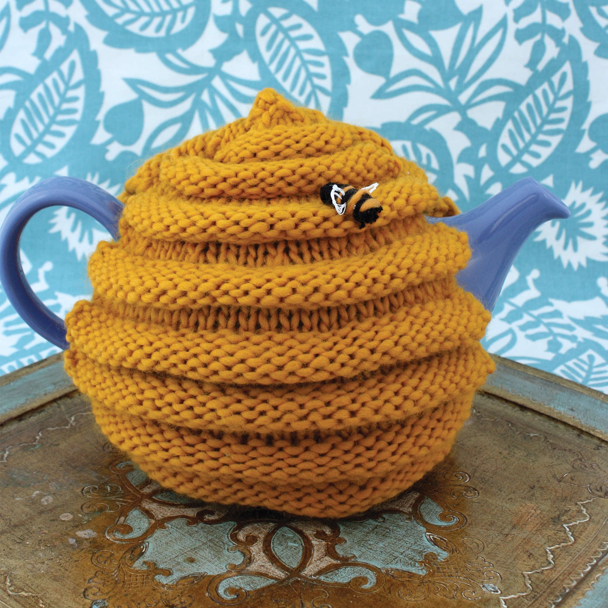 Free Patons Beehive Tea Cozy Knit Pattern