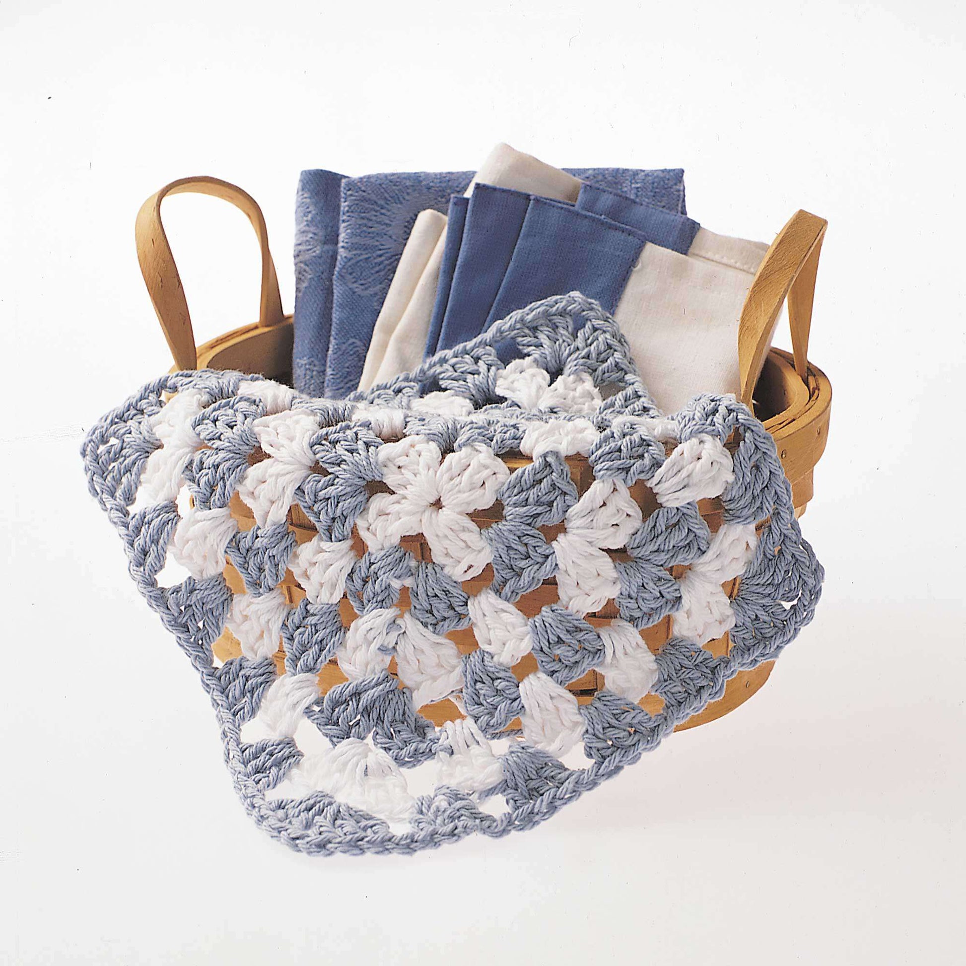 Free Peaches & Crème Granny Square Crochet Dishcloth Pattern