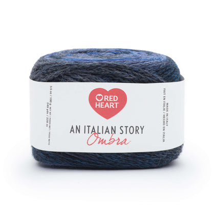 Red Heart An Italian Story Ombra Yarn - Discontinued Shades Mare