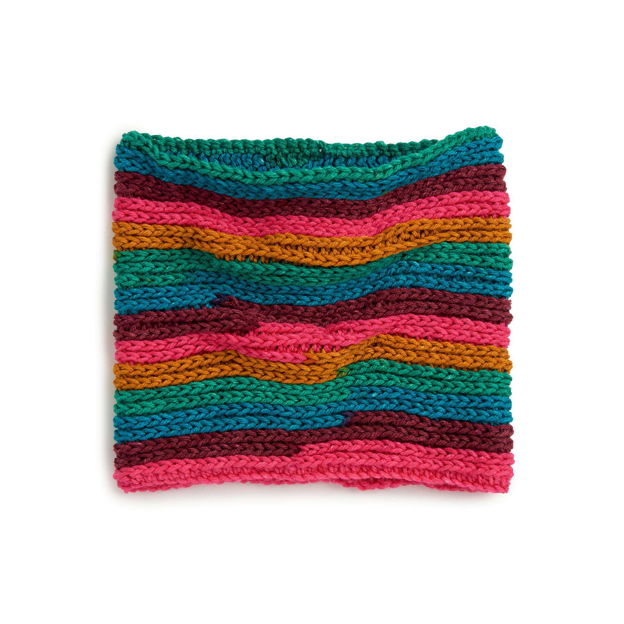 Free Easy Red Heart Crochet Camel Stitch Cowl Crochet Pattern