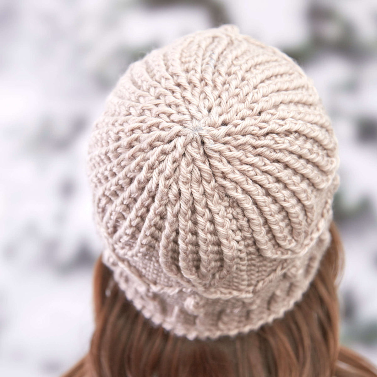 Crochet Hat made in Red Heart Soft Yarn