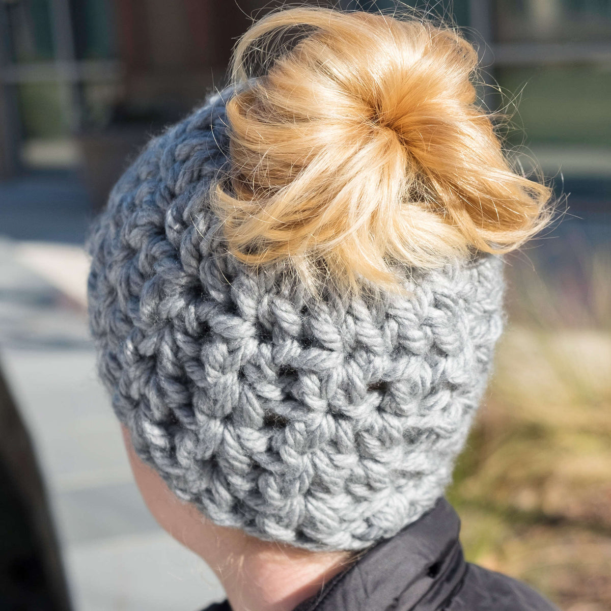 Crochet Hat made in Red Heart Grande Yarn
