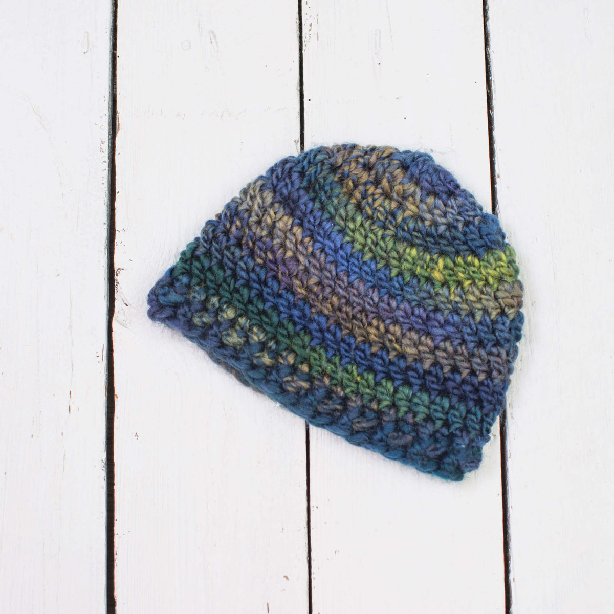 Crochet Beanie made in Red Heart Evermore Yarn