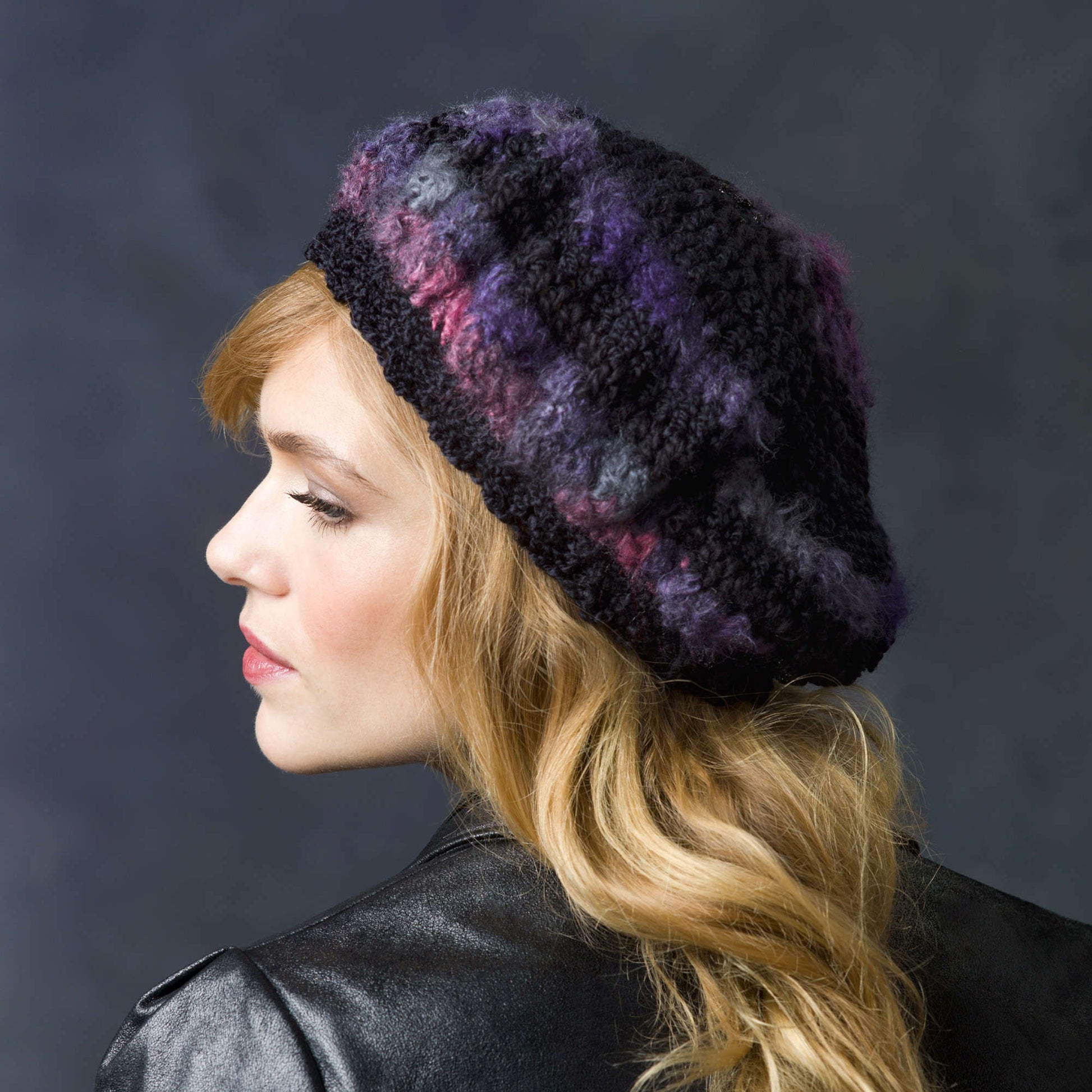 Free Red Heart Slouchy Beret Pattern