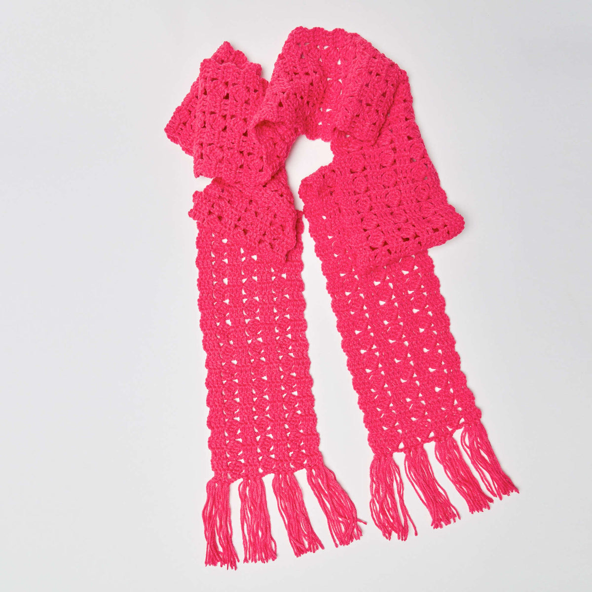 Crochet Scarf made in Red Heart Super Saver Yarn