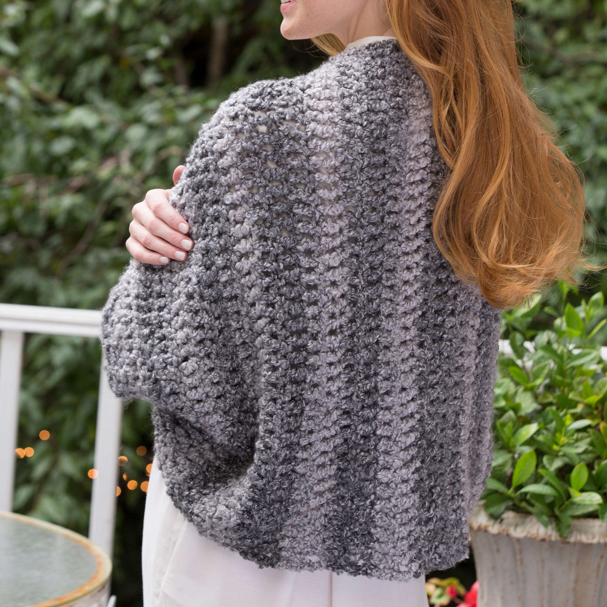 Free Red Heart Cool Weather Shrug Crochet Pattern