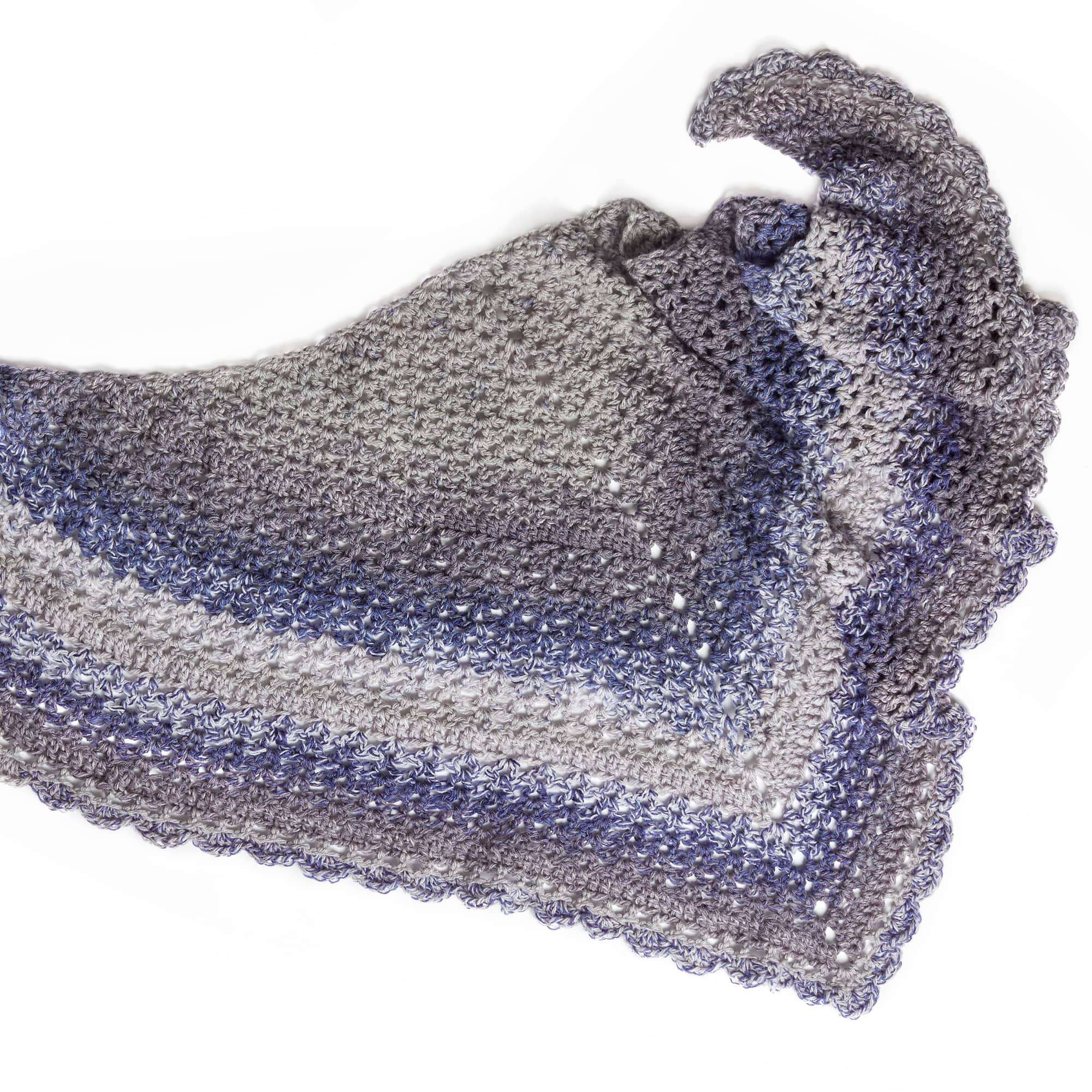 Free Easy Red Heart Oversized Style Shawl Crochet Pattern Yarnspirations