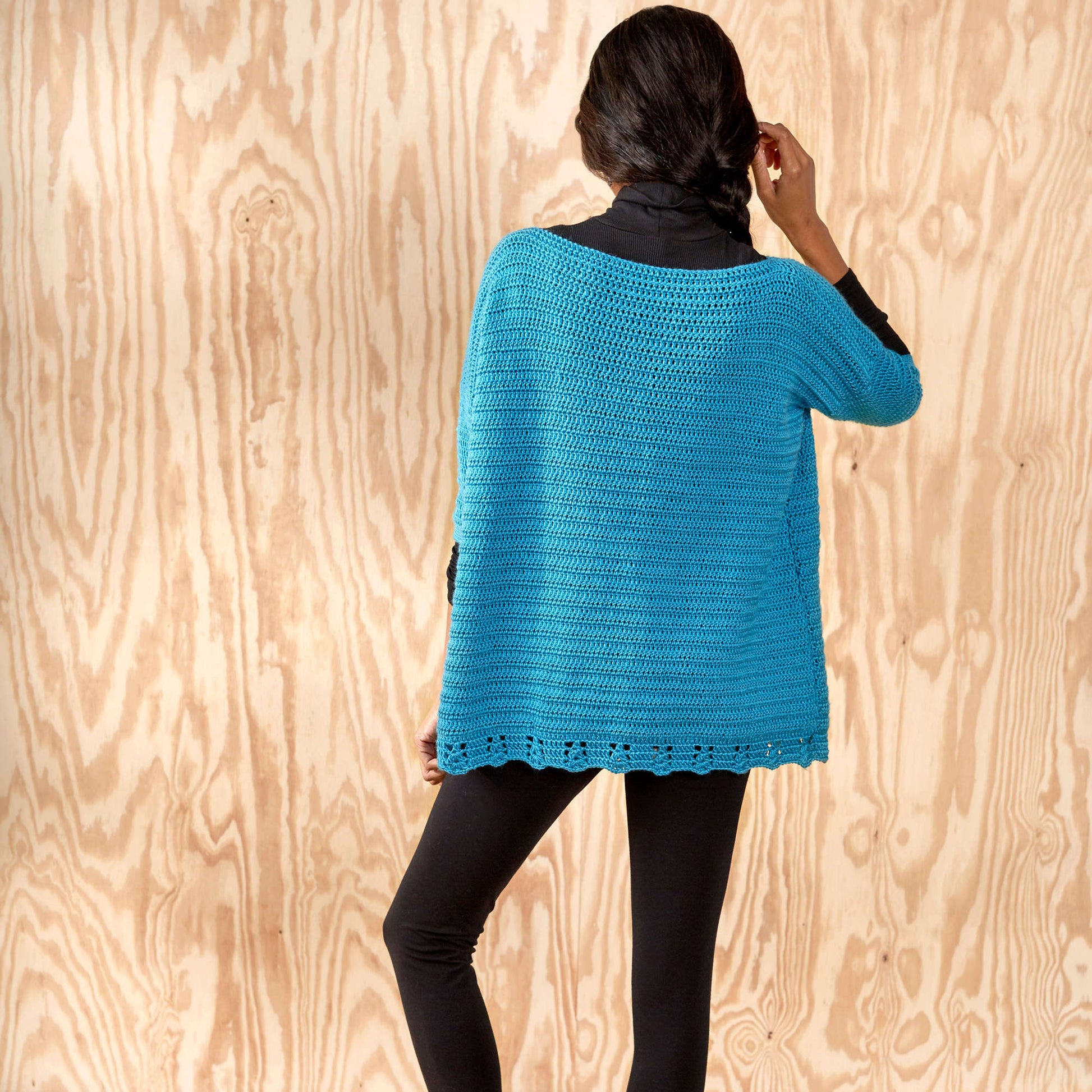 Free Red Heart Relax-and-Unwind Sweater Pattern