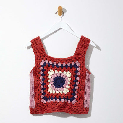 Stitch Club Retro Granny Crochet Top + Tutorial M