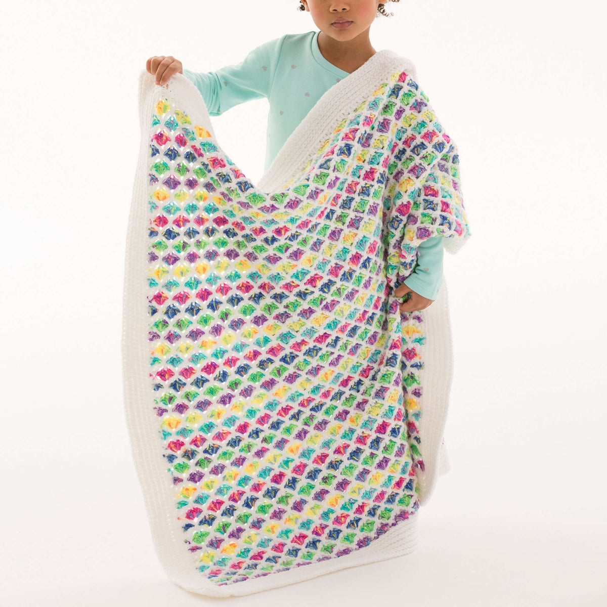 Crochet Blanket made in Red Heart With Love Yarn
