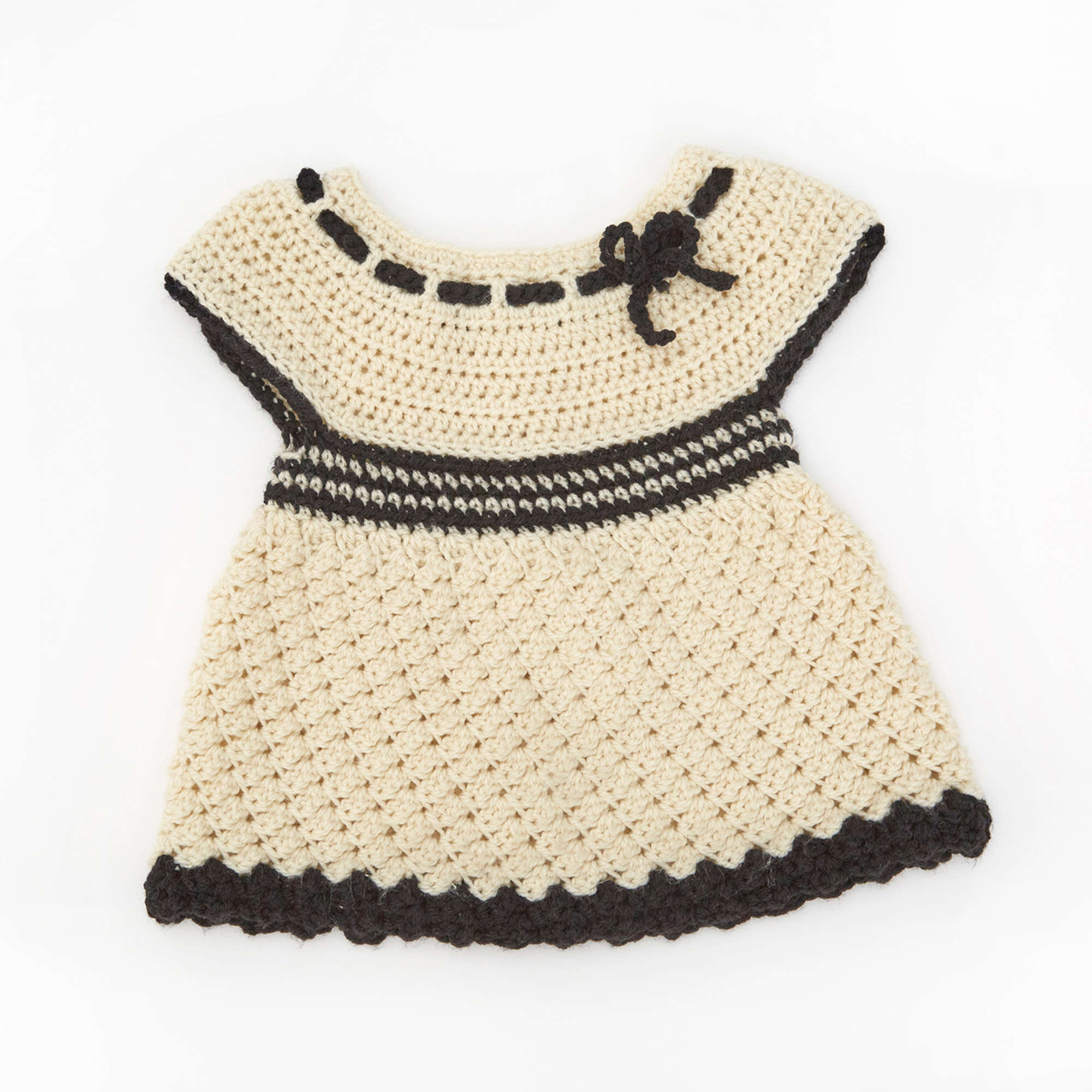 Free Easy Red Heart Baby's Special Tunic Crochet Pattern