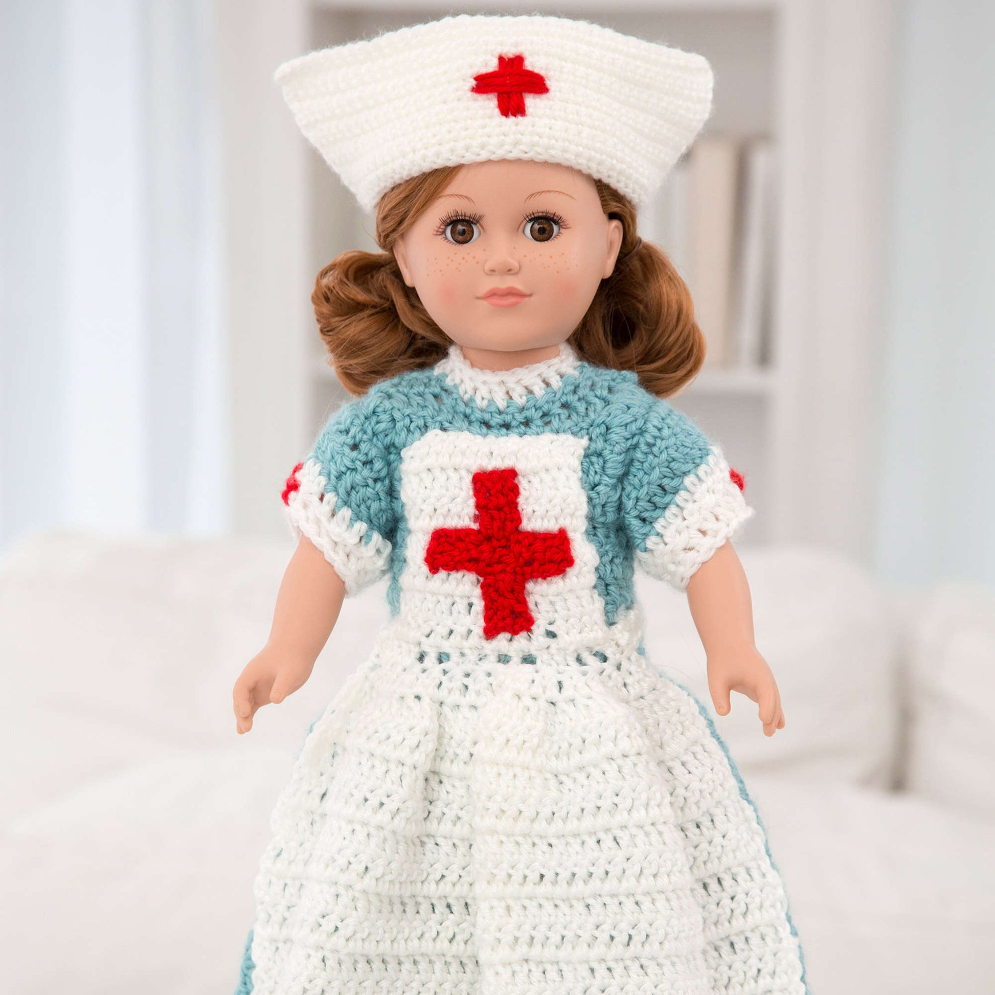 Free Red Heart Caring Nurse Doll To Crochet Pattern