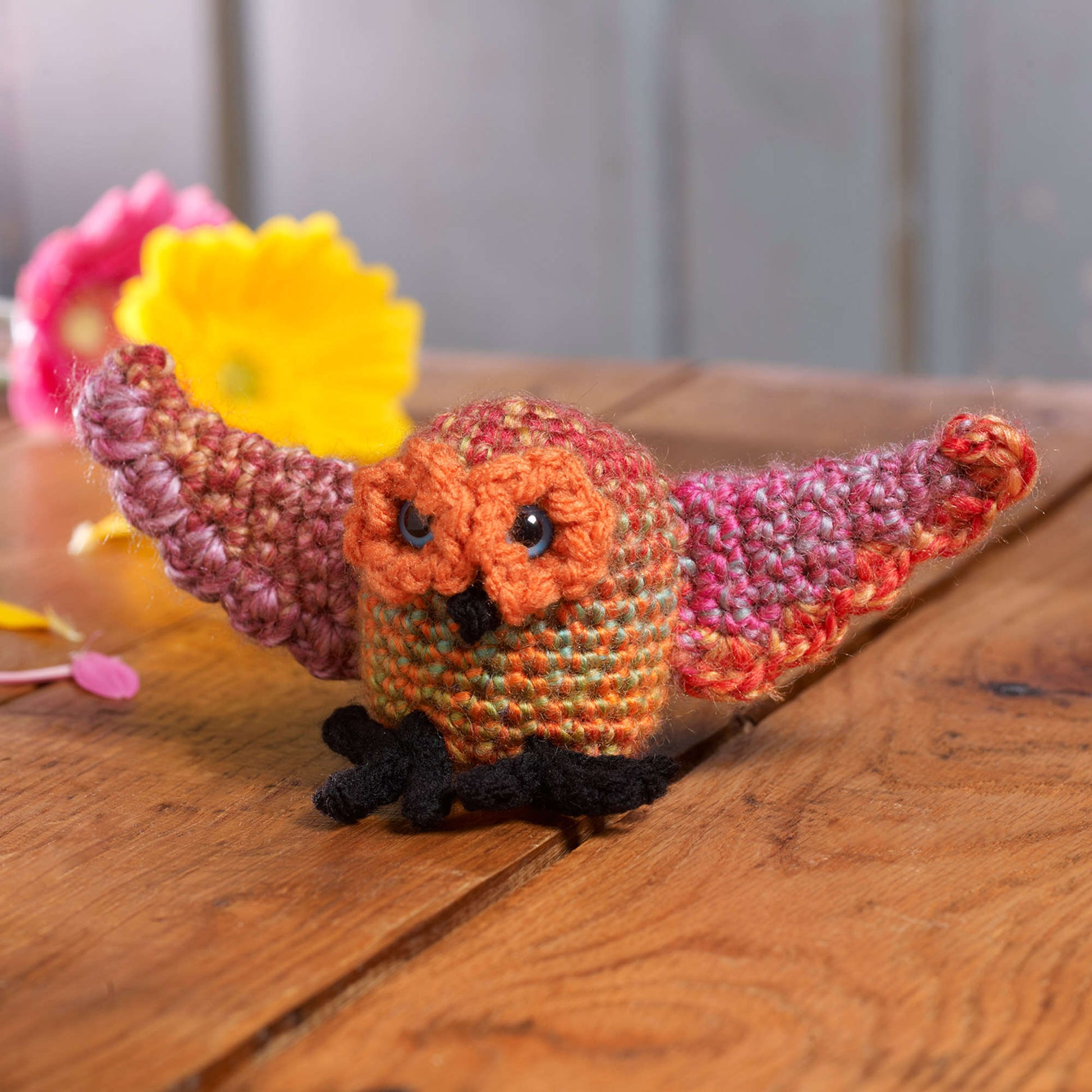 Free Red Heart Nite Owl Crochet Pattern