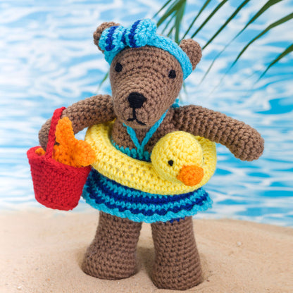 Red Heart Beach Bear Rita Crochet Red Heart Beach Bear Rita Crochet