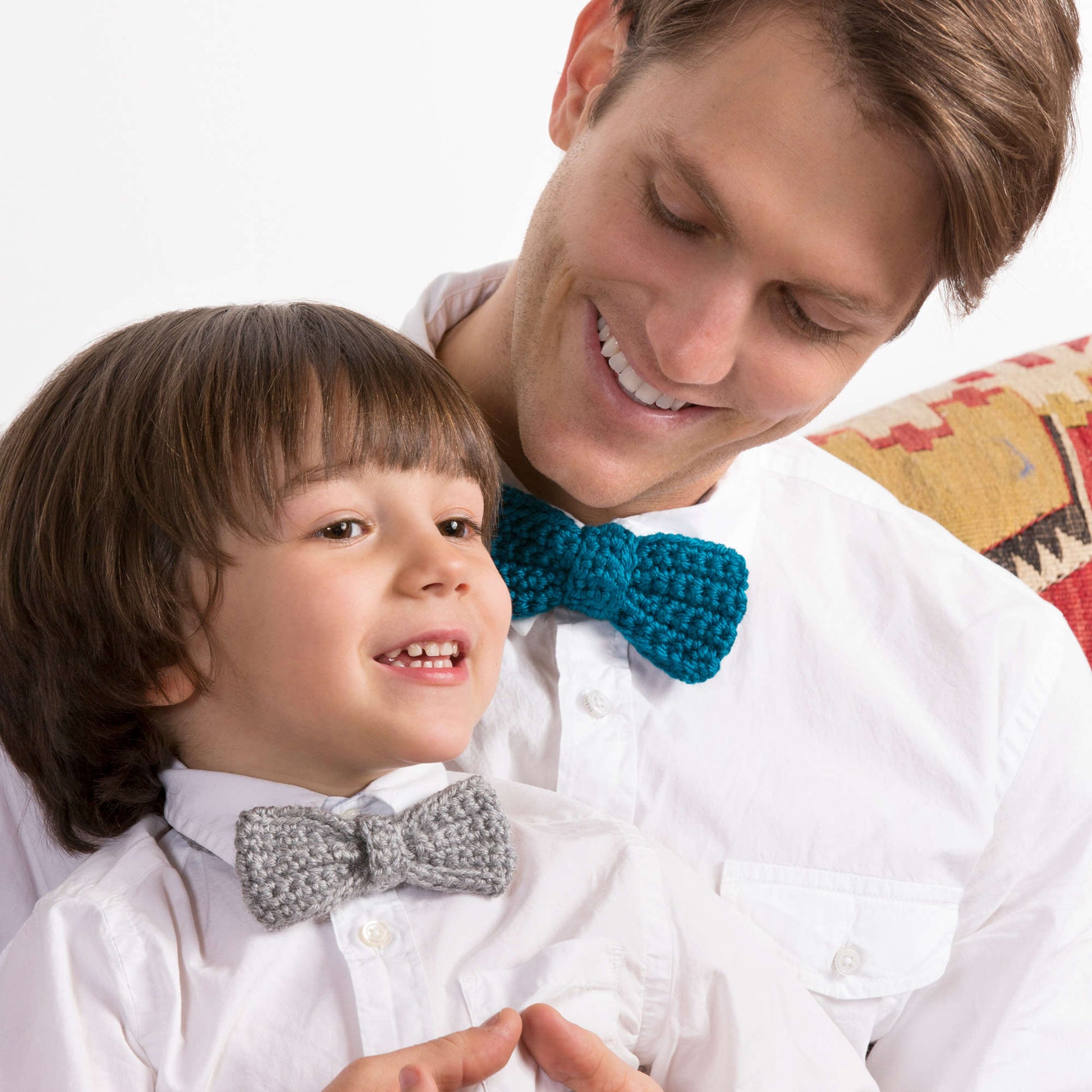 Free Red Heart Bow Ties For The Guys Crochet Pattern