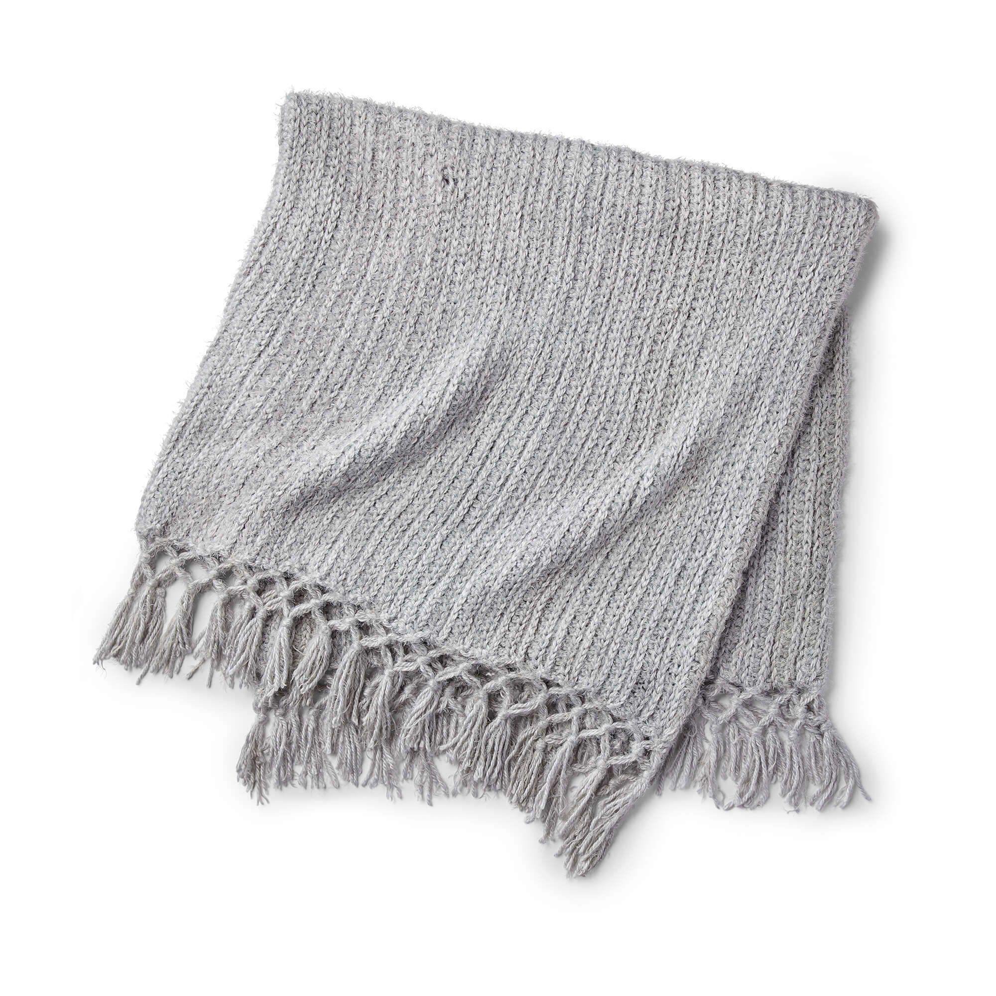 Free Easy Red Heart Cozy Time Fringe Throw Crochet Pattern