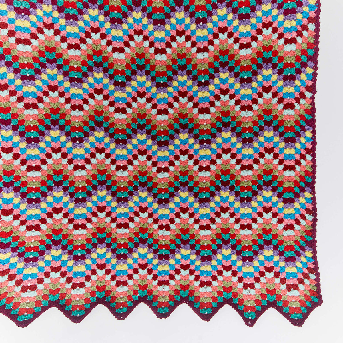 Crochet Throw made in Red Heart With Love Yarn