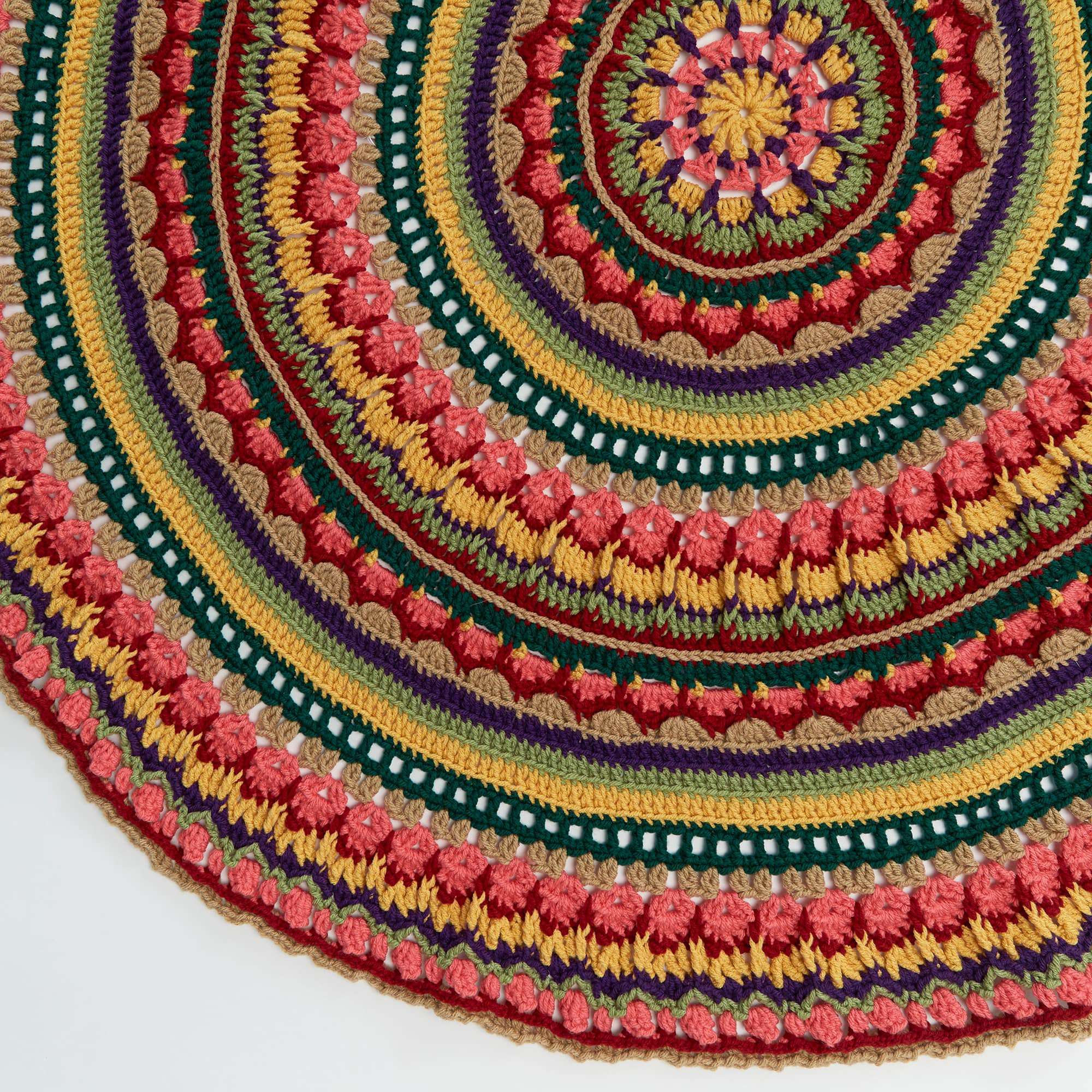 Mandala-Style Throws to Crochet