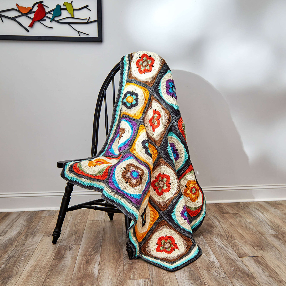 Crochet Blanket made in Red Heart Super Saver Yarn