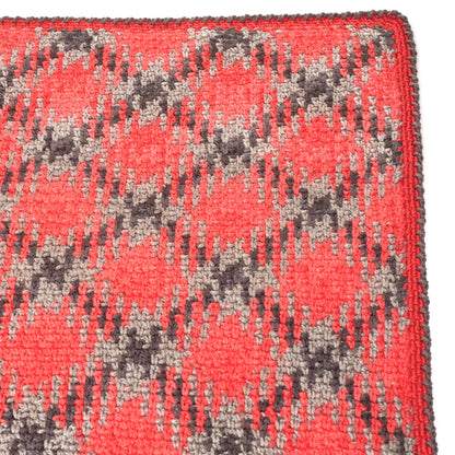 Red Heart Planned Pooling Argyle Throw Or Crochet Blanket Red Heart Planned Pooling Argyle Throw Or Crochet Blanket Pattern Tutorial Image