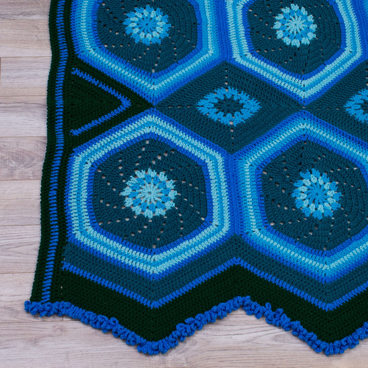 Crochet Throw made in Red Heart Super Saver Yarn