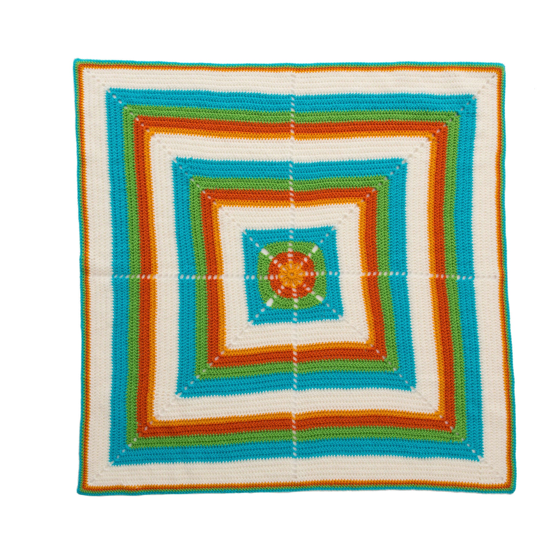 Free Red Heart Bright & Breezy Throw Pattern