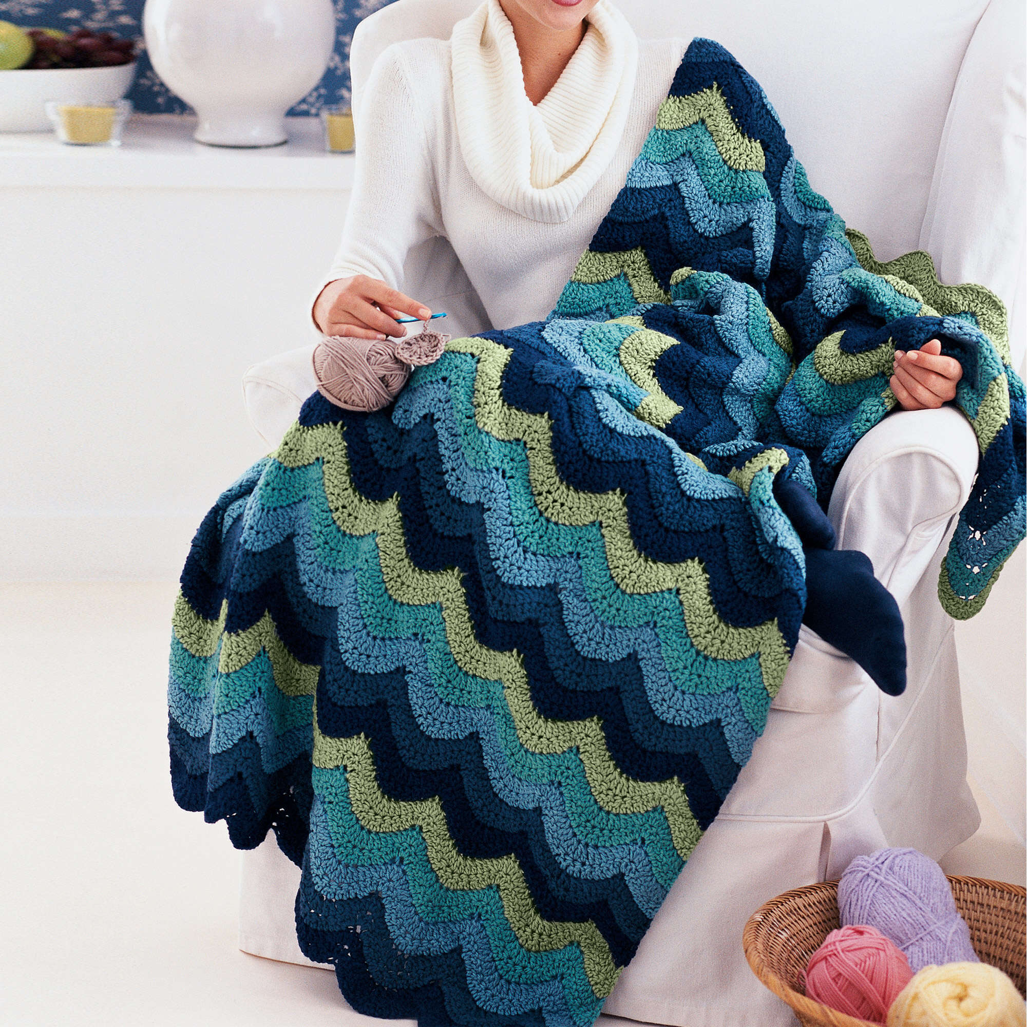 8+ Wave Crochet Pattern Simple Ocean Waves Crochet Pattern Free