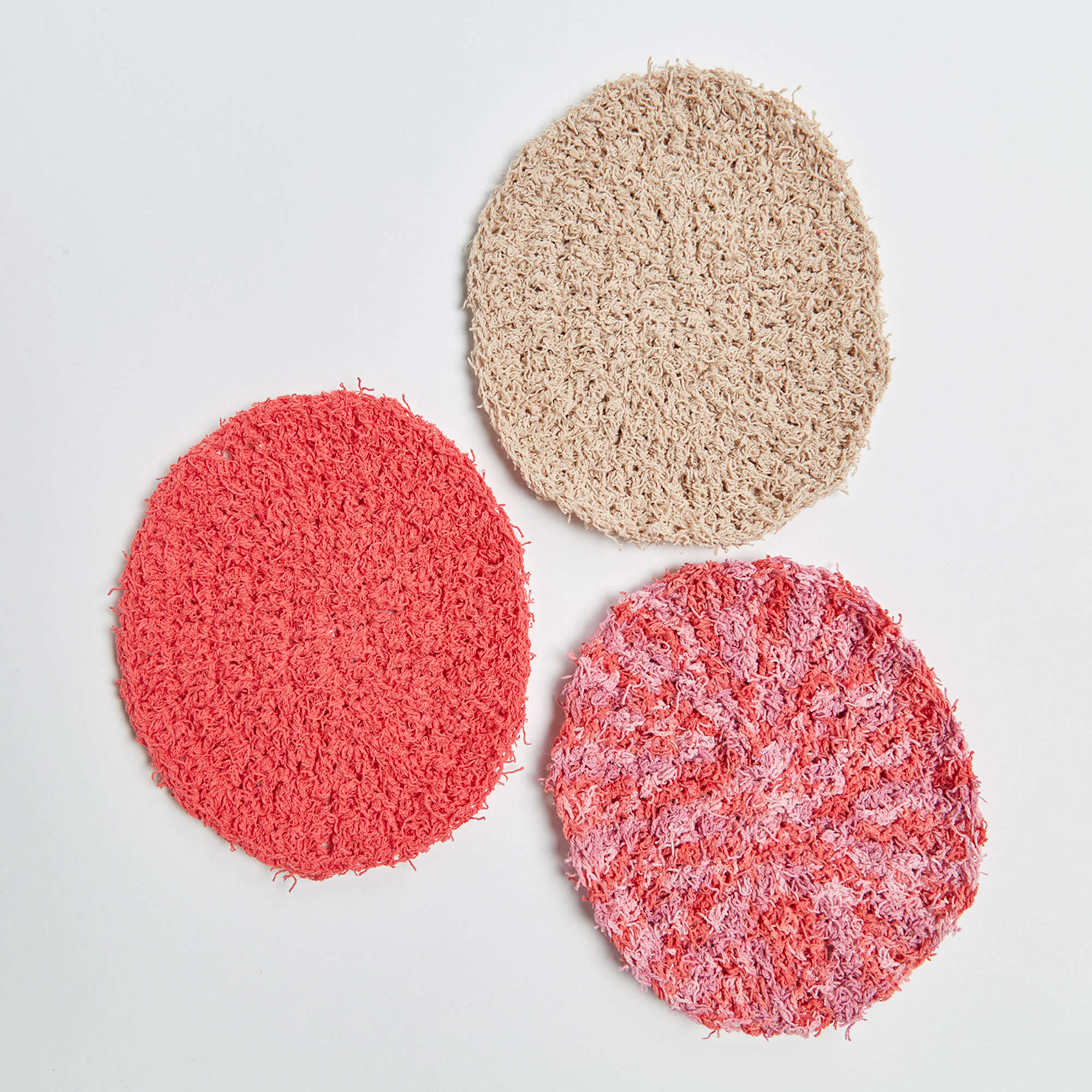 Free Easy Red Heart Oval Scrubby Crochet Pattern | Yarnspirations