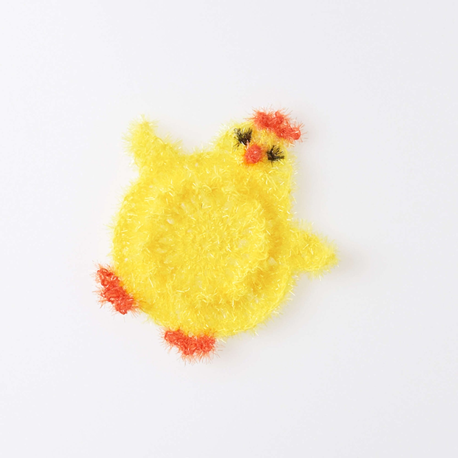 Free Red Heart Cute Chickie Scrubby Pattern