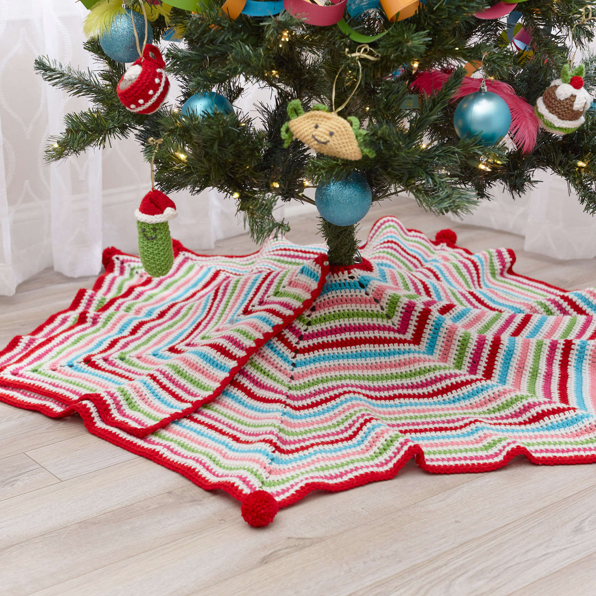 Crochet Skirt made in Red Heart Super Saver Yarn